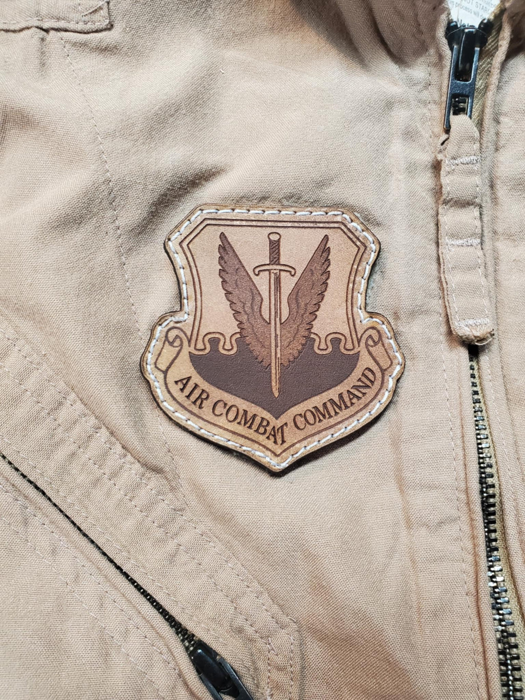 Air Combat Command - Handmade Leather Unit Patch