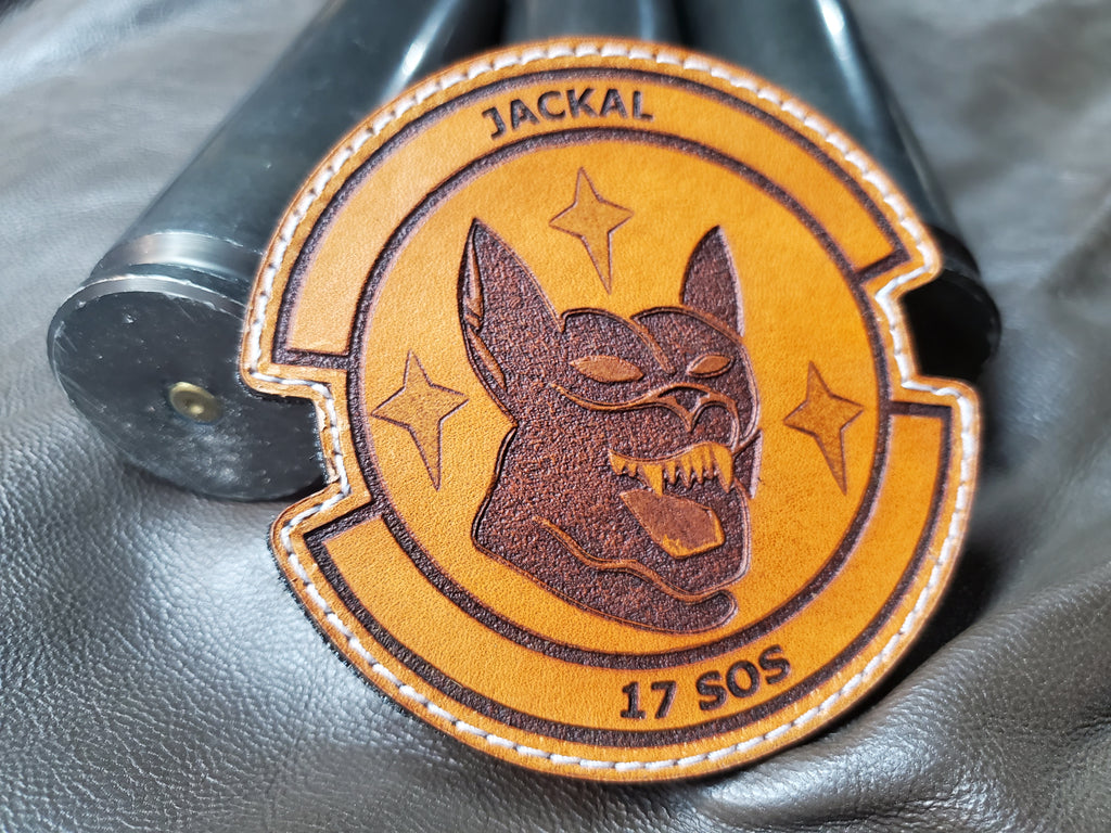 17th Special Operations Squadron - Handmade Leather Unit Patch
