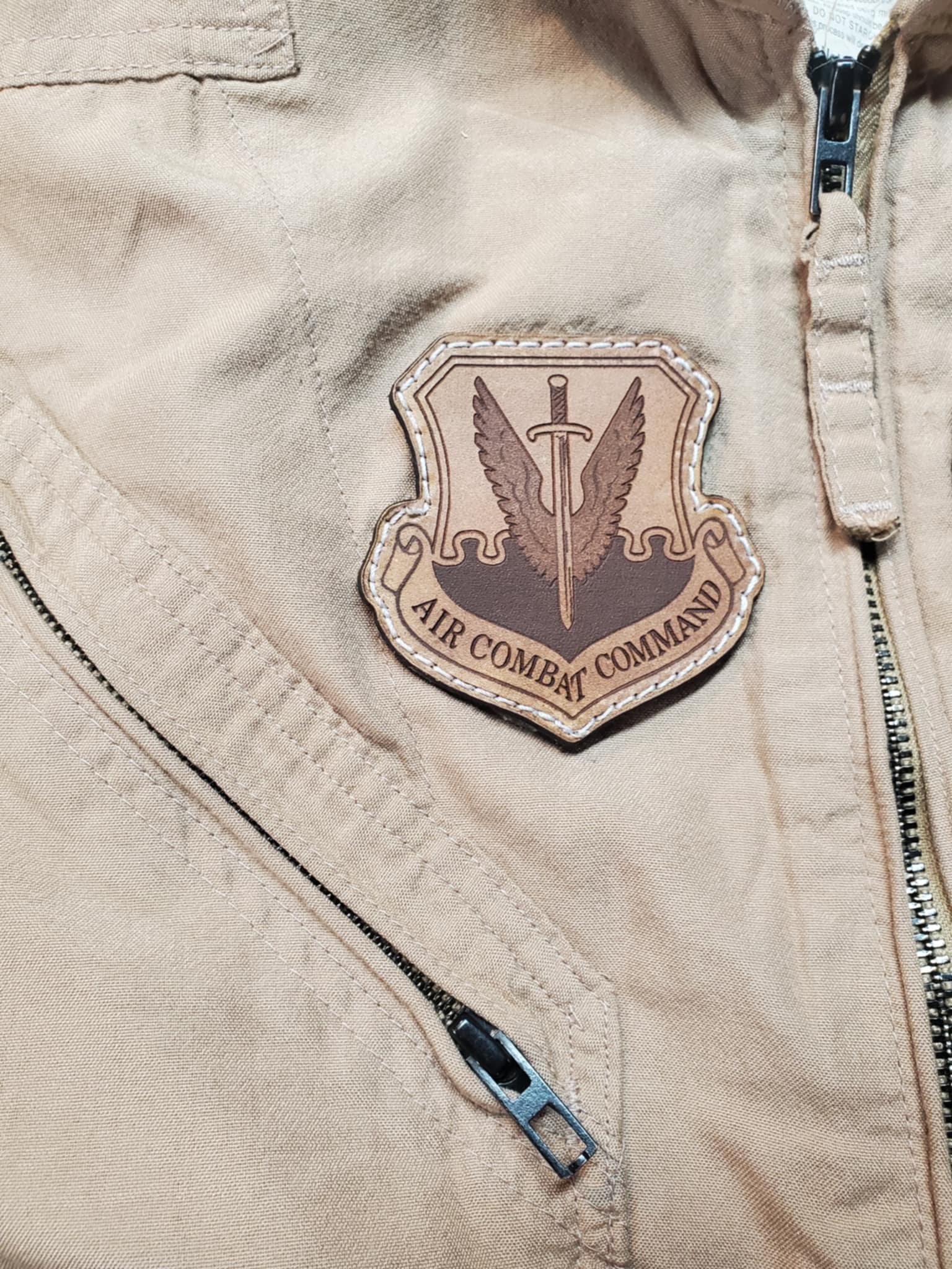 Air Combat Command - Handmade Leather Unit Patch