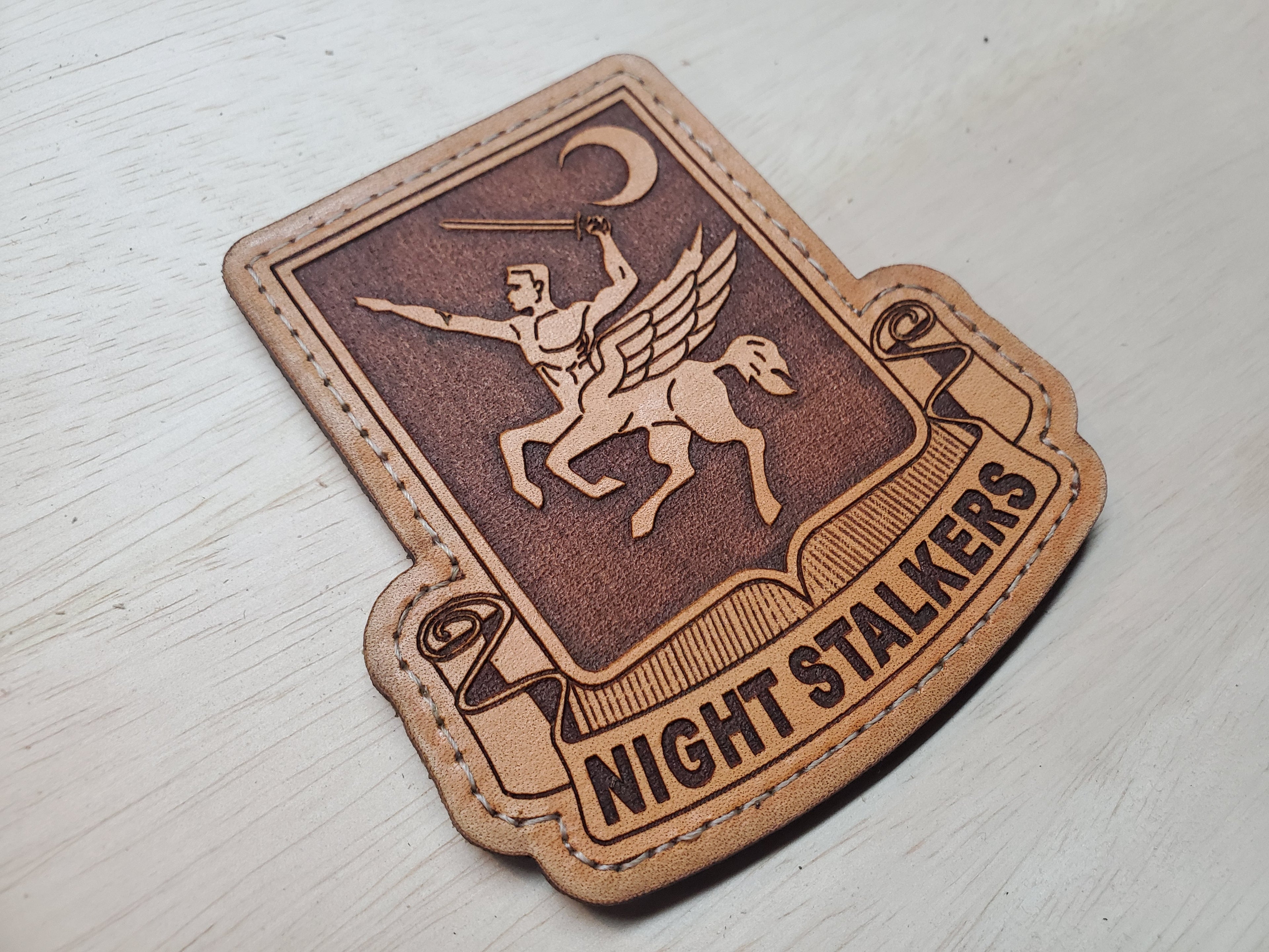 160th Special Operations Aviation Regiment - Handmade Leather Unit Patch