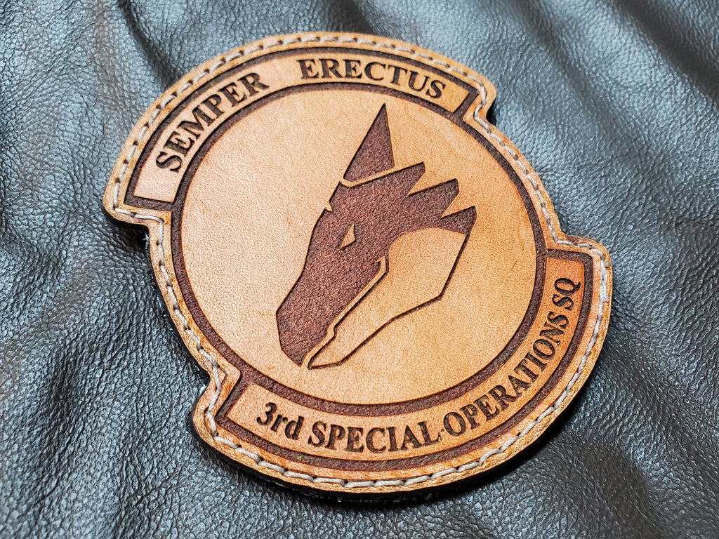 3rd Special Operations Squadron Leather Unit Morale Patch