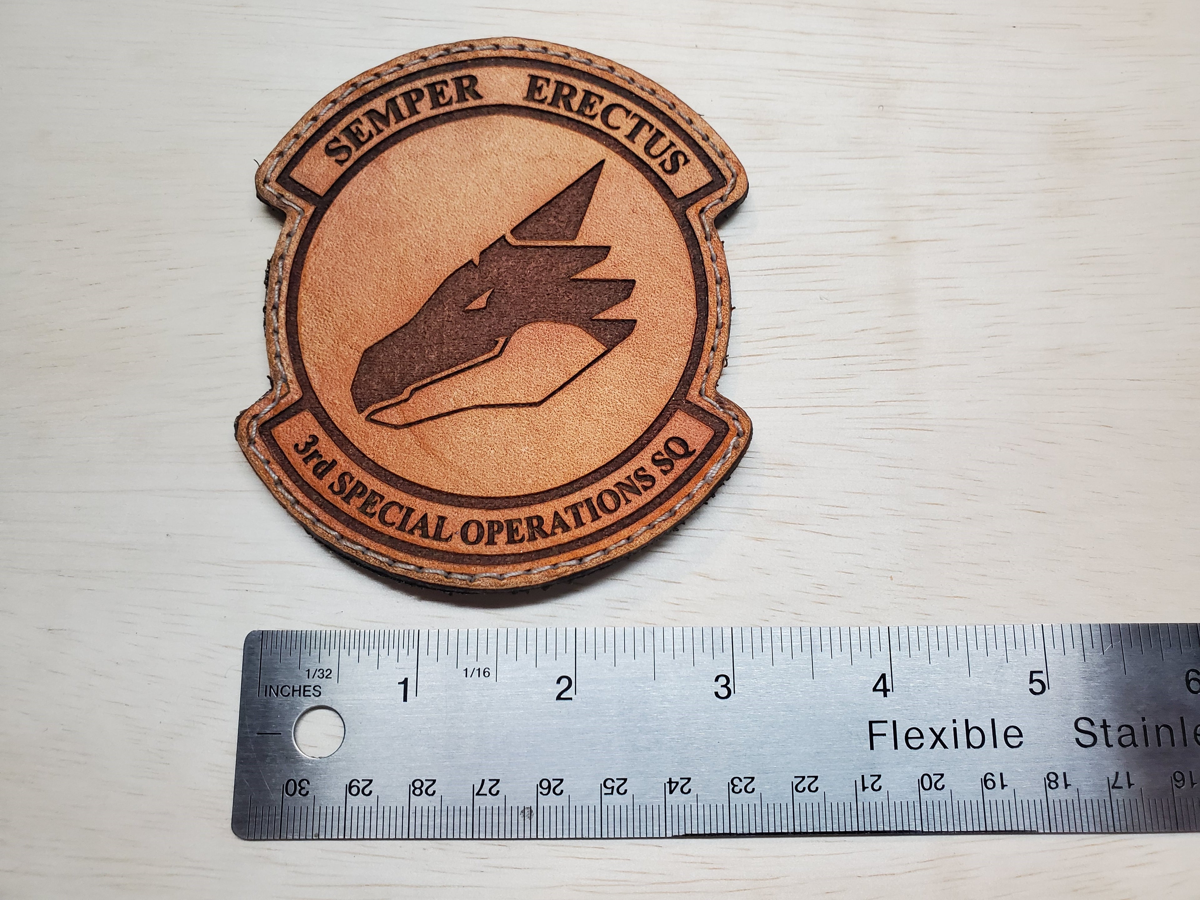 3rd Special Operations Squadron Leather Unit Morale Patch