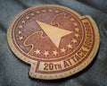 20th Attack Squadron - Handmade Leather Unit Patch