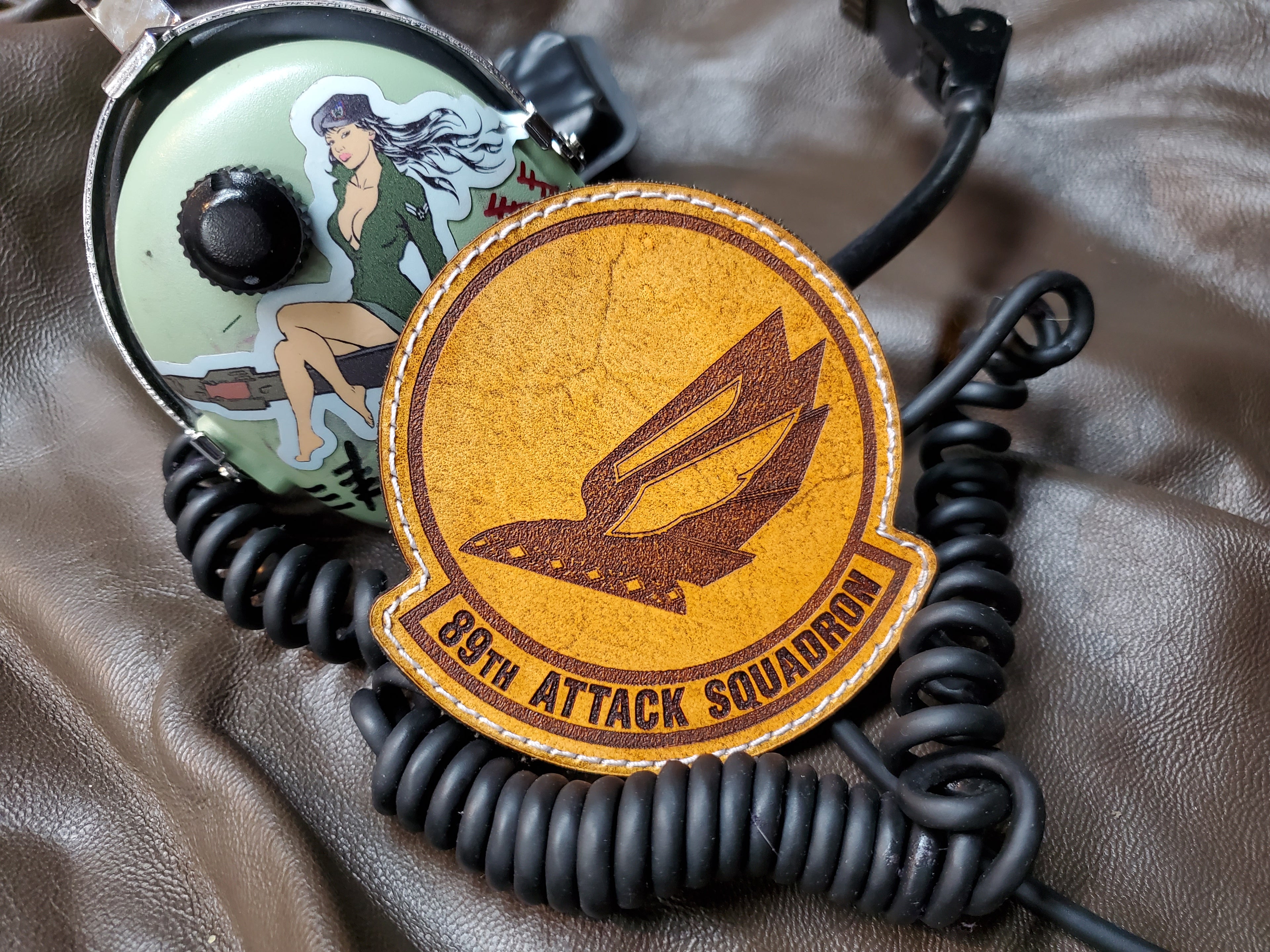 U.S. Air Force Leather Unit Patches – USAF – Handcrafted Military Patch