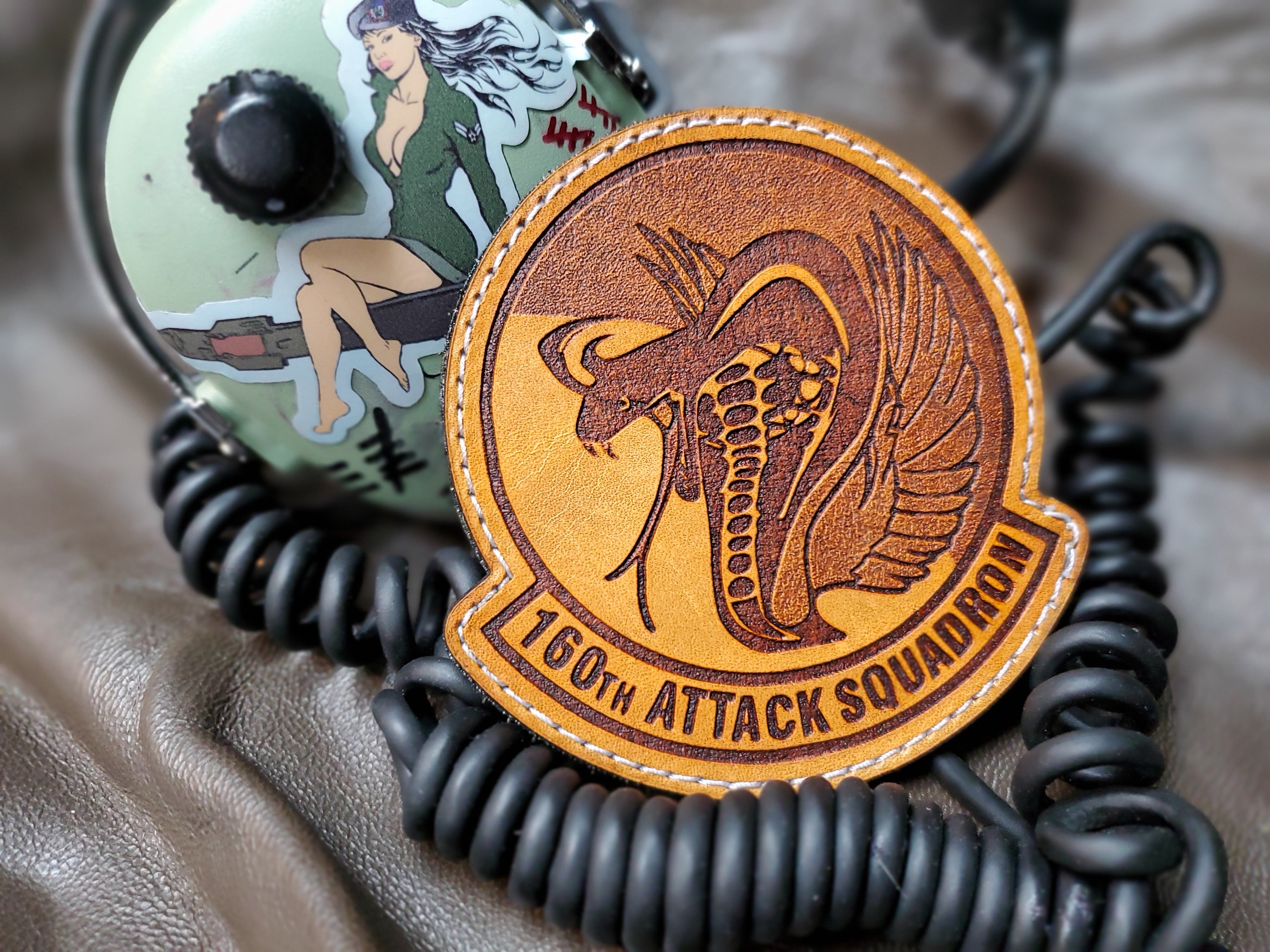 U.S. Air Force Leather Unit Patches – USAF – Handcrafted Military Patch