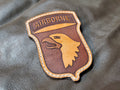 101st Airborne Division - Handmade Leather Unit Patch