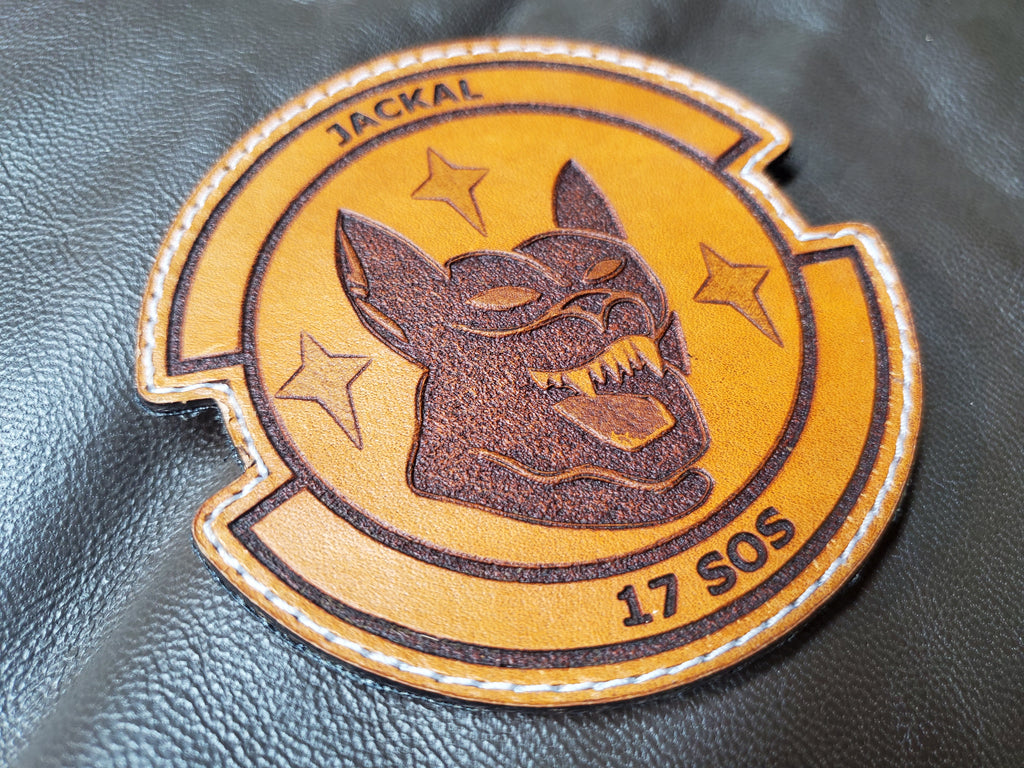 17th Special Operations Squadron - Handmade Leather Unit Patch