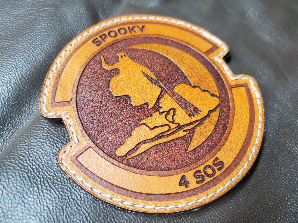 4th Special Operations Squadron Leather Unit Patch