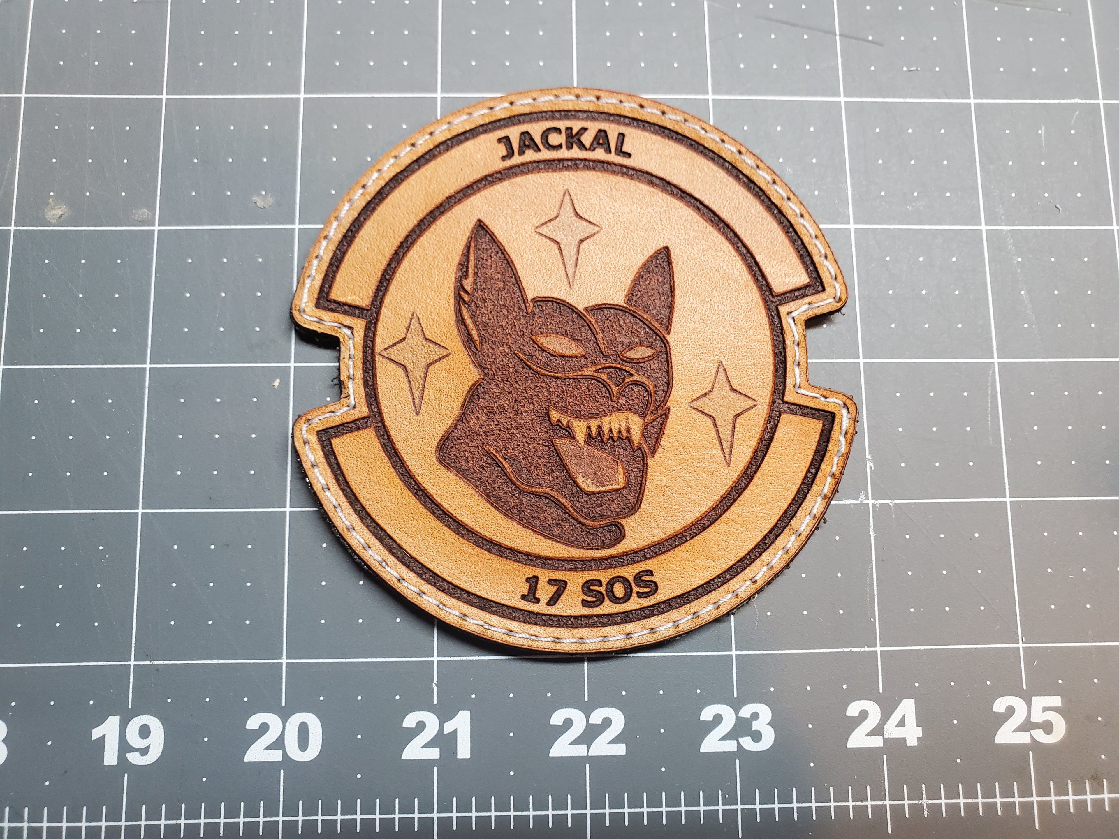 17th Special Operations Squadron - Handmade Leather Unit Patch