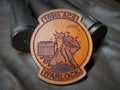 109th Air Control Squadron - Handmade Leather Unit Patch