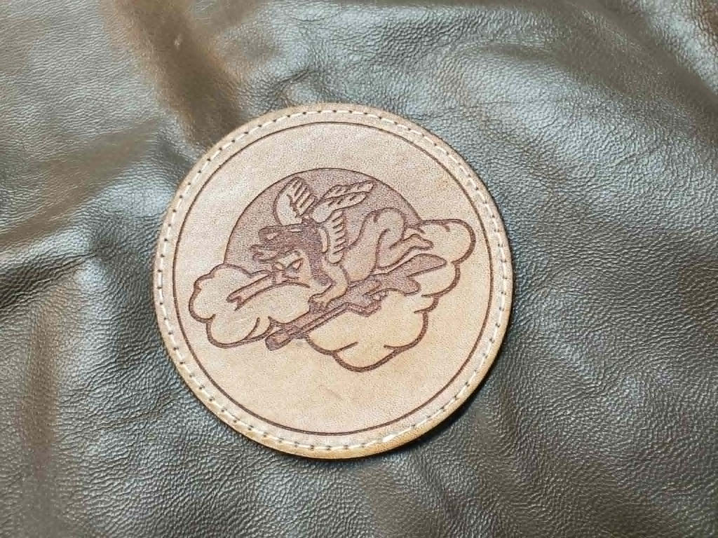 358th Fighter Squadron - Handmade Leather Heritage Patch