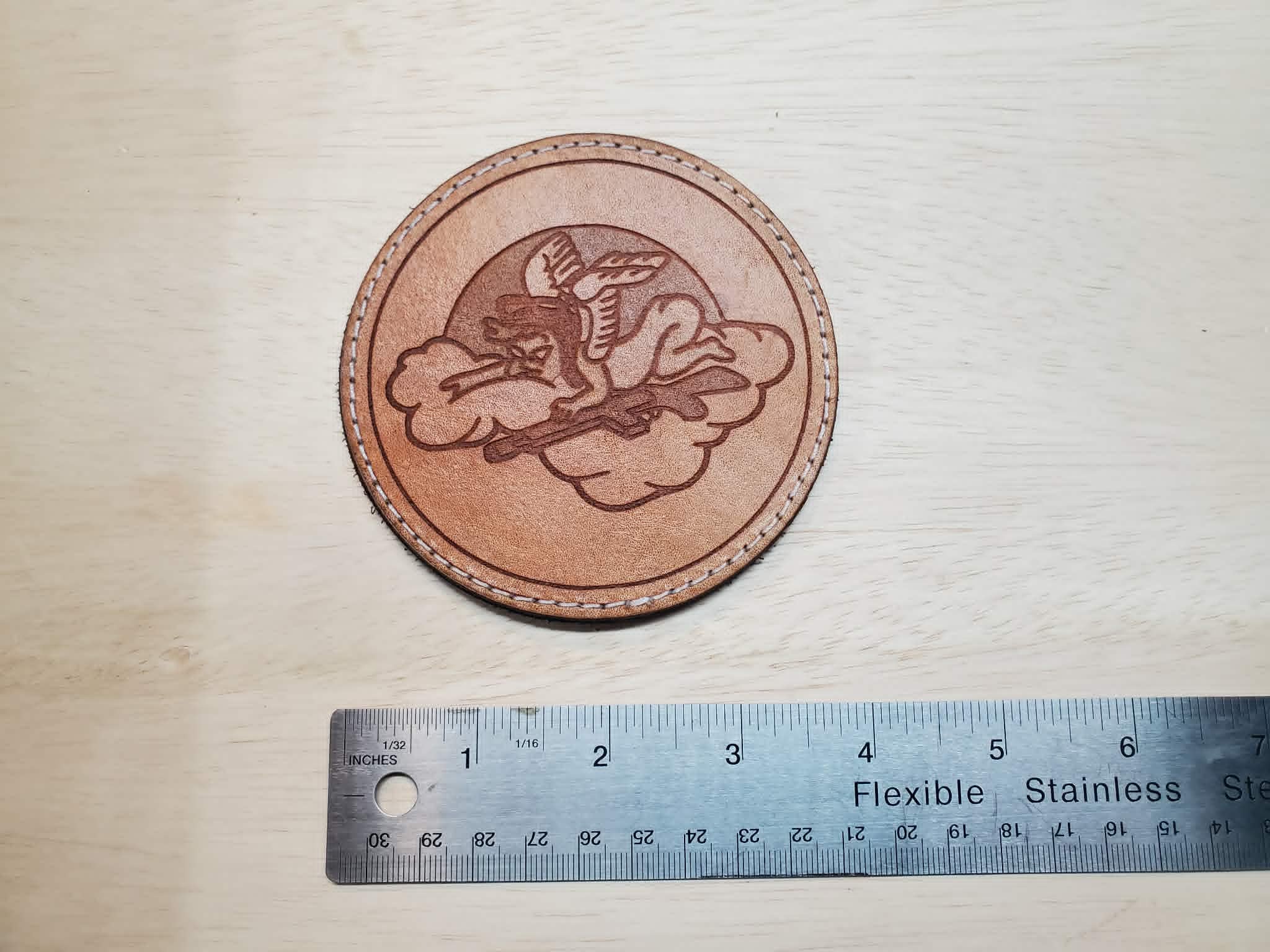 358th Fighter Squadron - Handmade Leather Heritage Patch