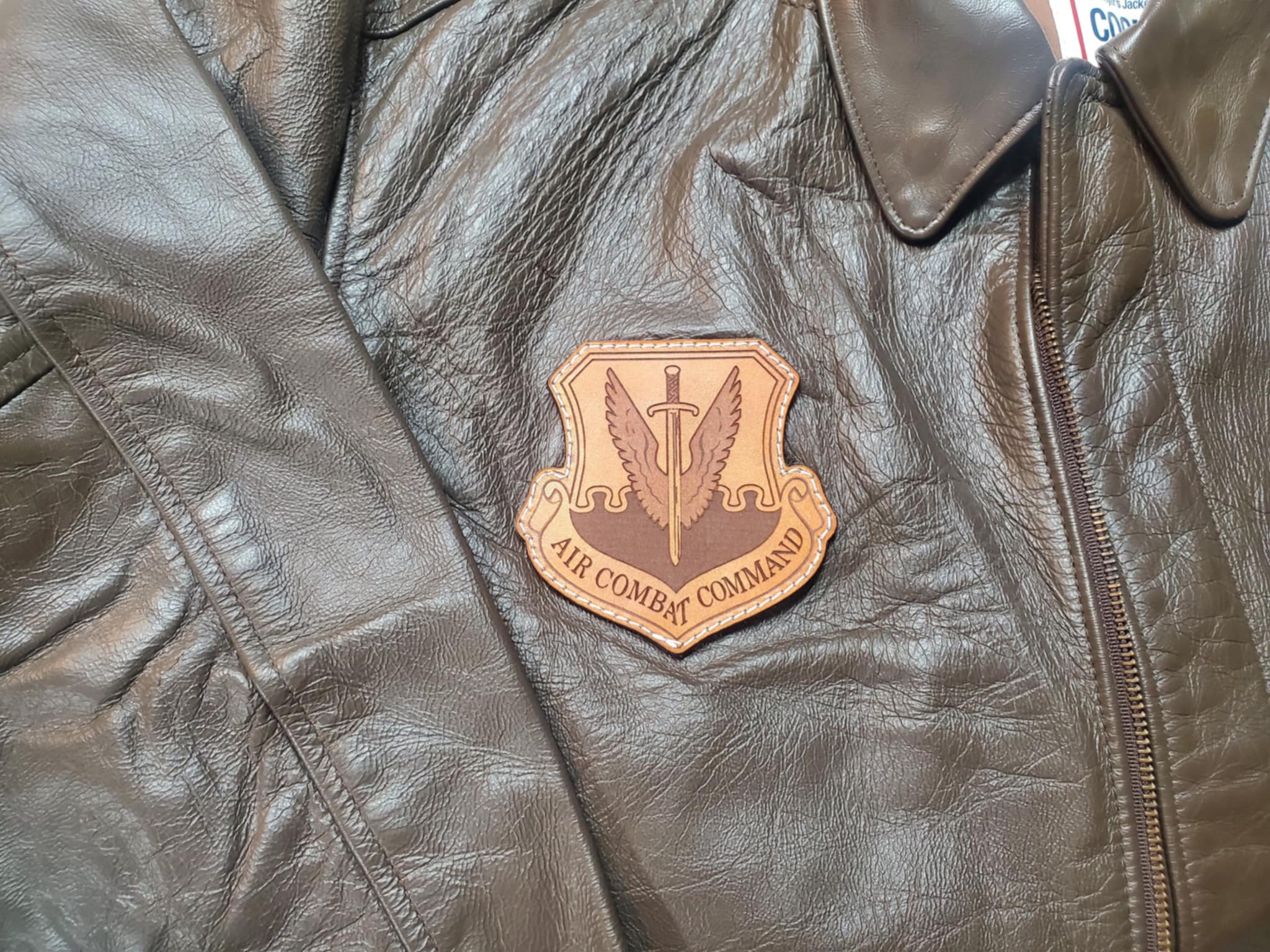 Air Combat Command - Handmade Leather Unit Patch