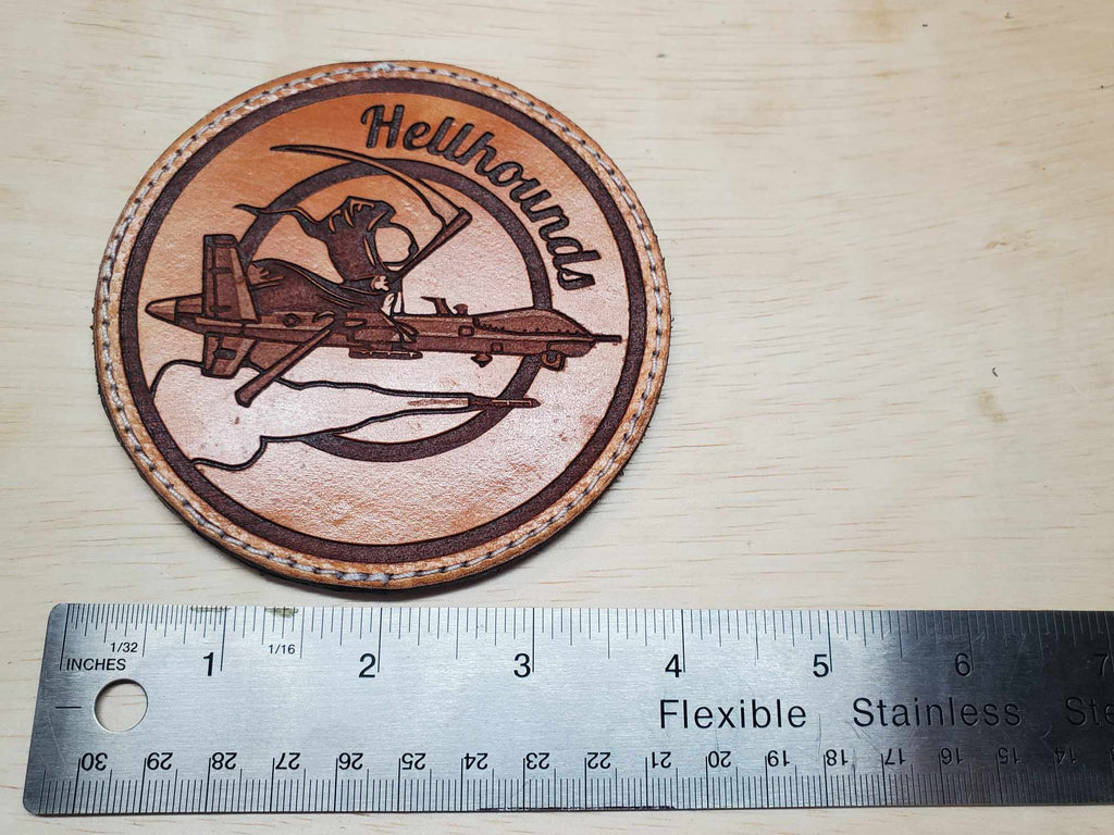 20th Attack Squadron - Handmade Leather Unit Morale Patch