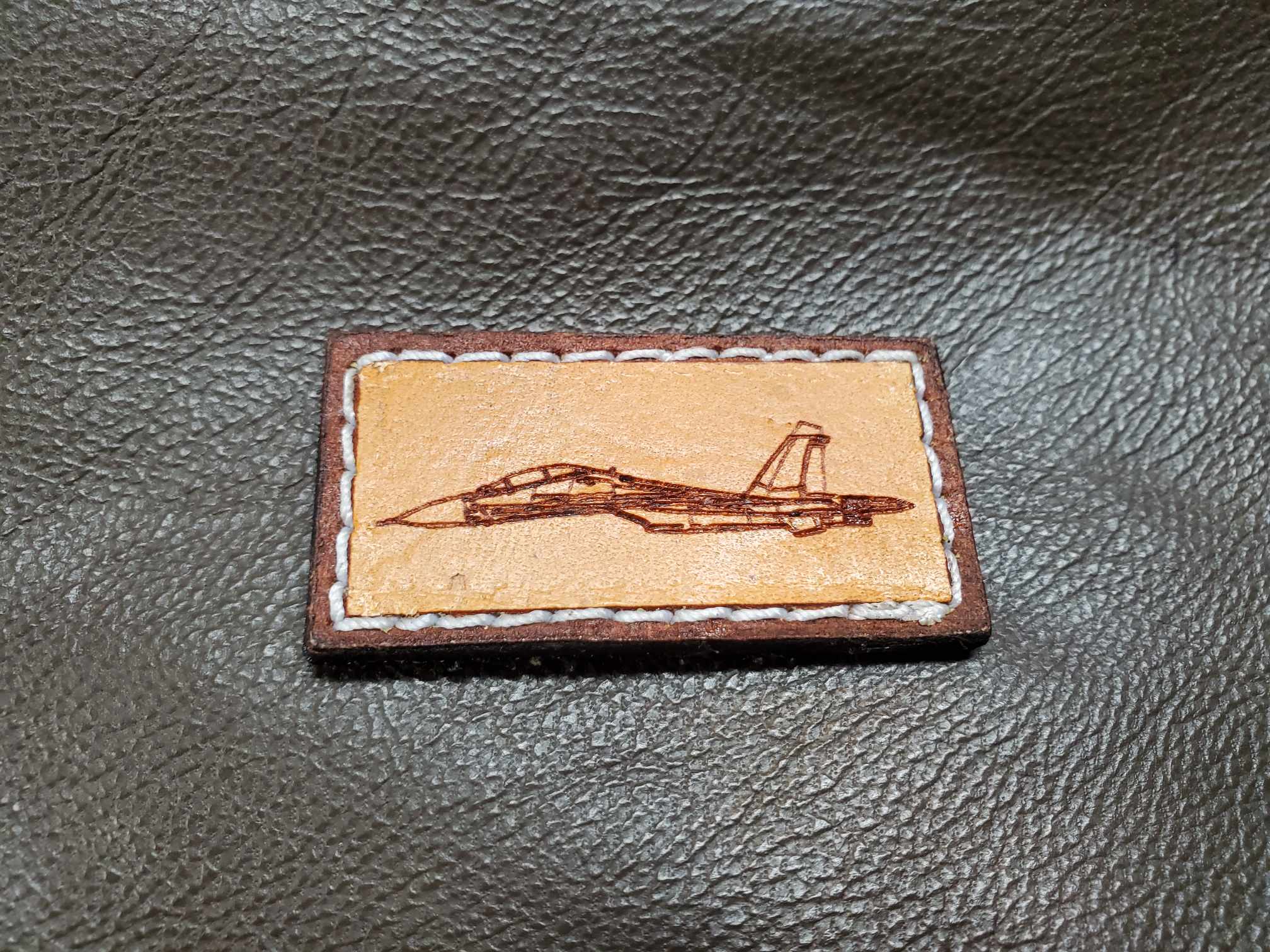 Leather Pen Tab Patch