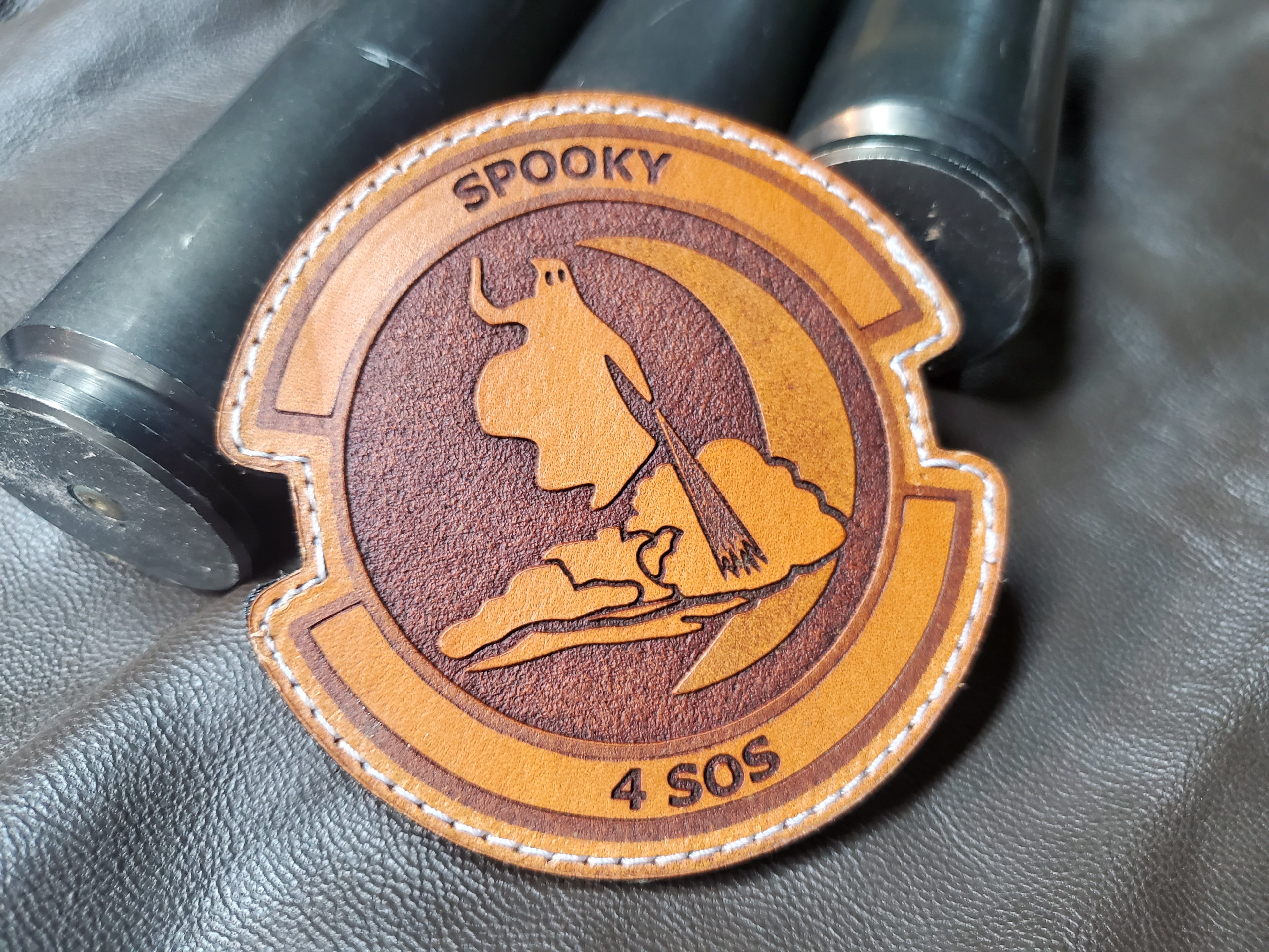 4th Special Operations Squadron Leather Unit Patch