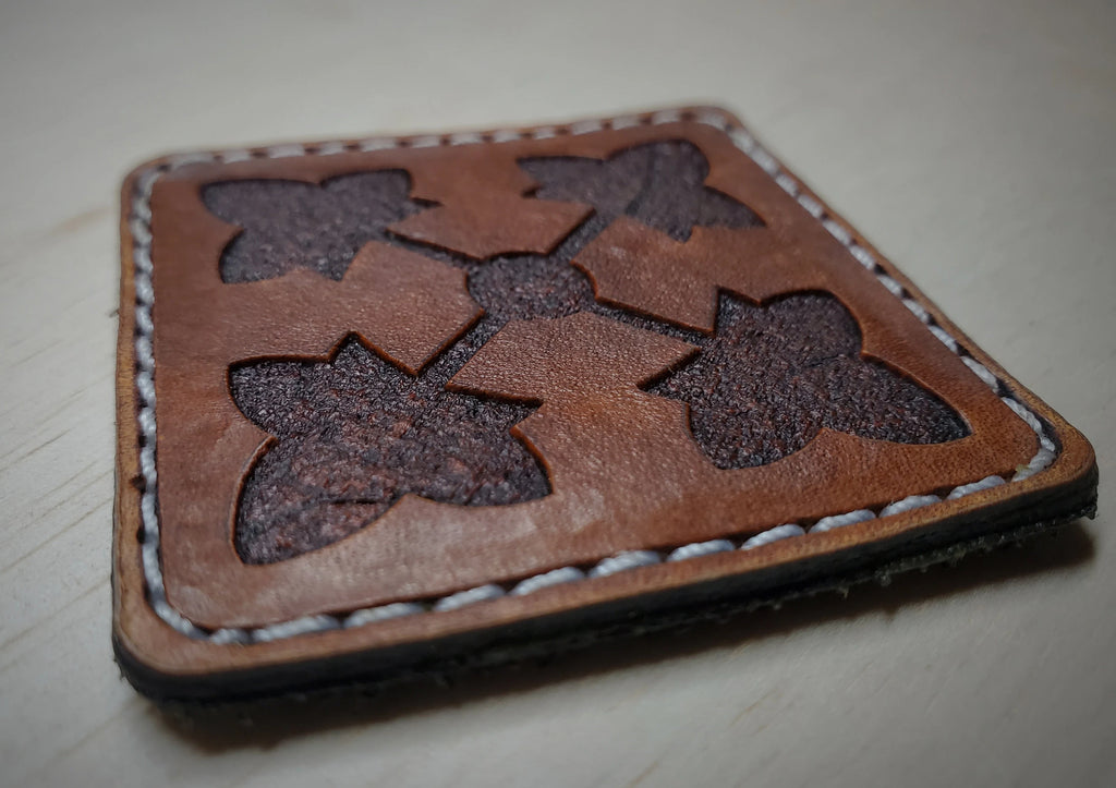 4th Infantry Division - Handmade Leather Morale Patch
