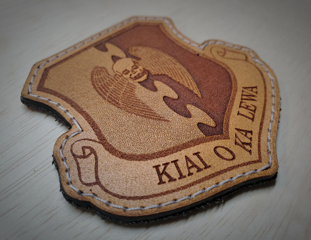 5th Bomb Wing - Handmade Leather Unit Patch