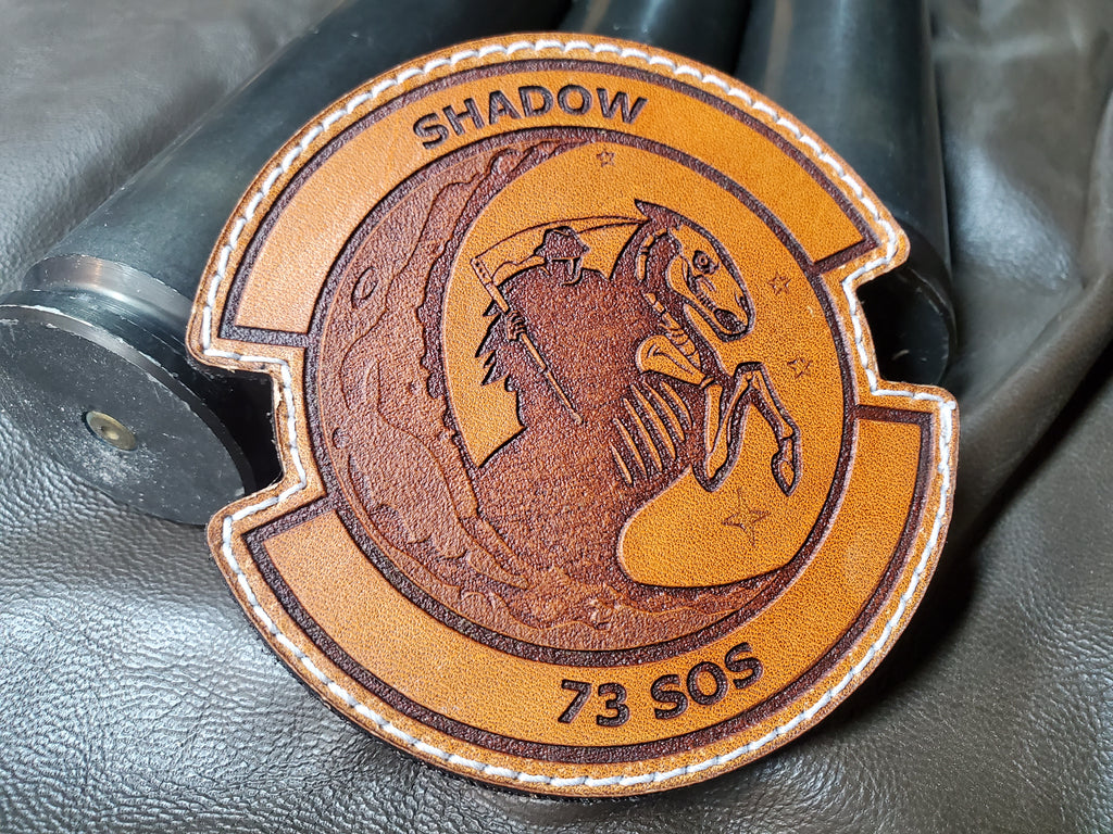 73rd Special Operations Squadron - Handmade Leather Unit Patch