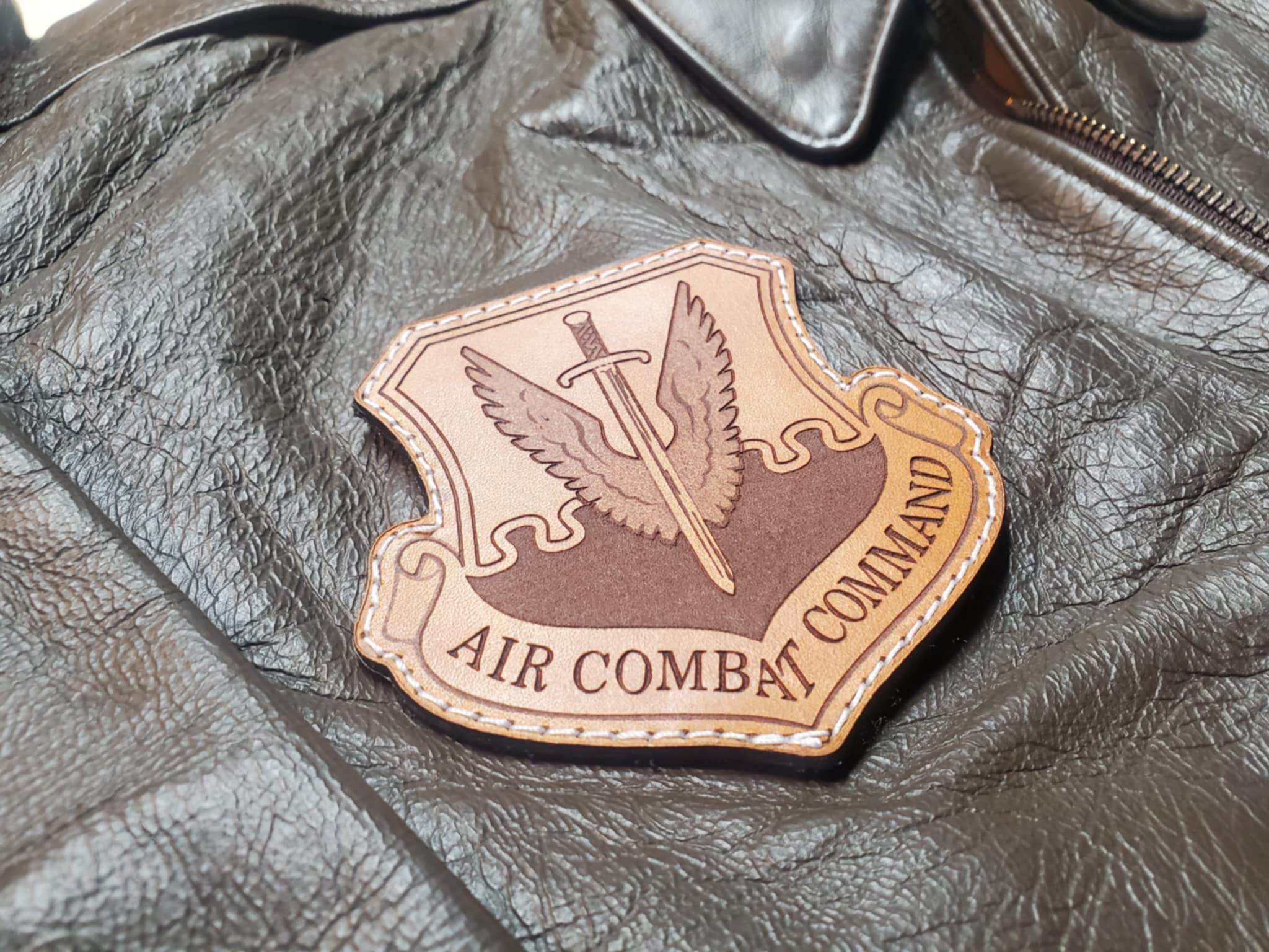 Air Combat Command - Handmade Leather Unit Patch
