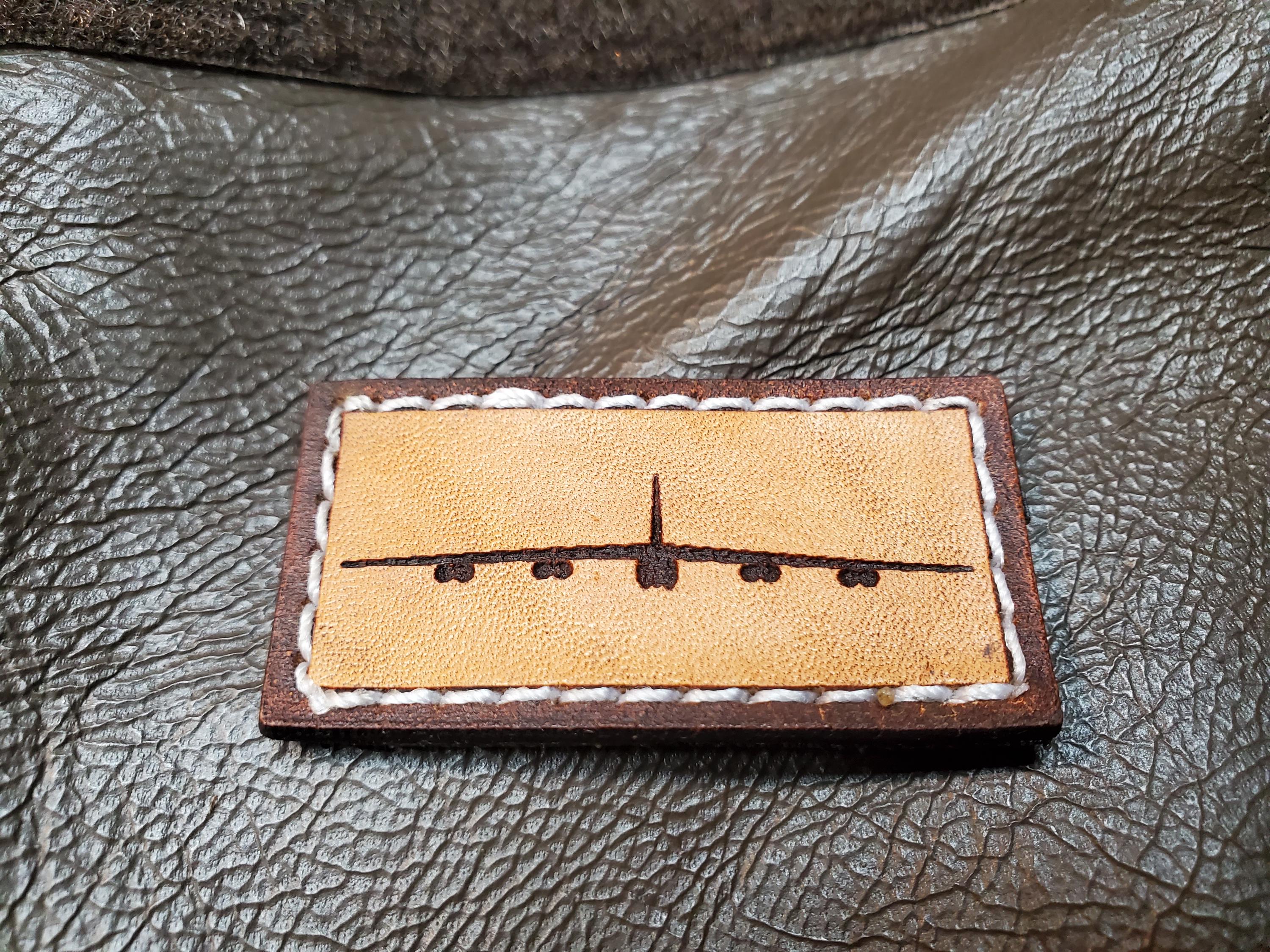 U.S. Air Force Leather Pen Tab Patch