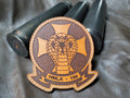 Marine Light Attack Helicopter Squadron 169 (HMLA-169)- Handmade Leather Unit Patch