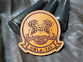 Marine Light Attack Helicopter Squadron 369 (HMLA-369)- Handmade Leather Unit Patch
