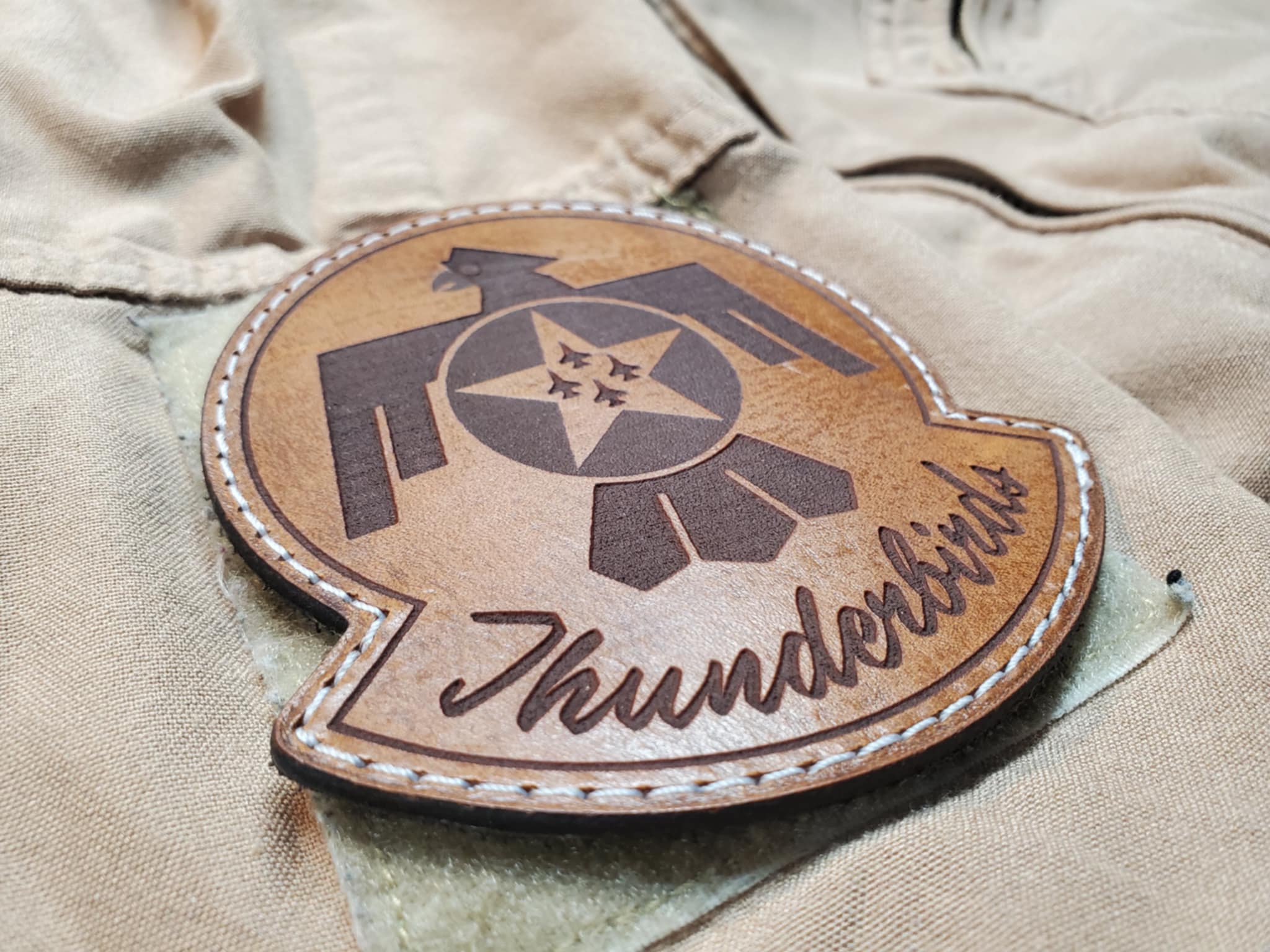 USAF Thunderbirds - Handmade Leather Morale Patch