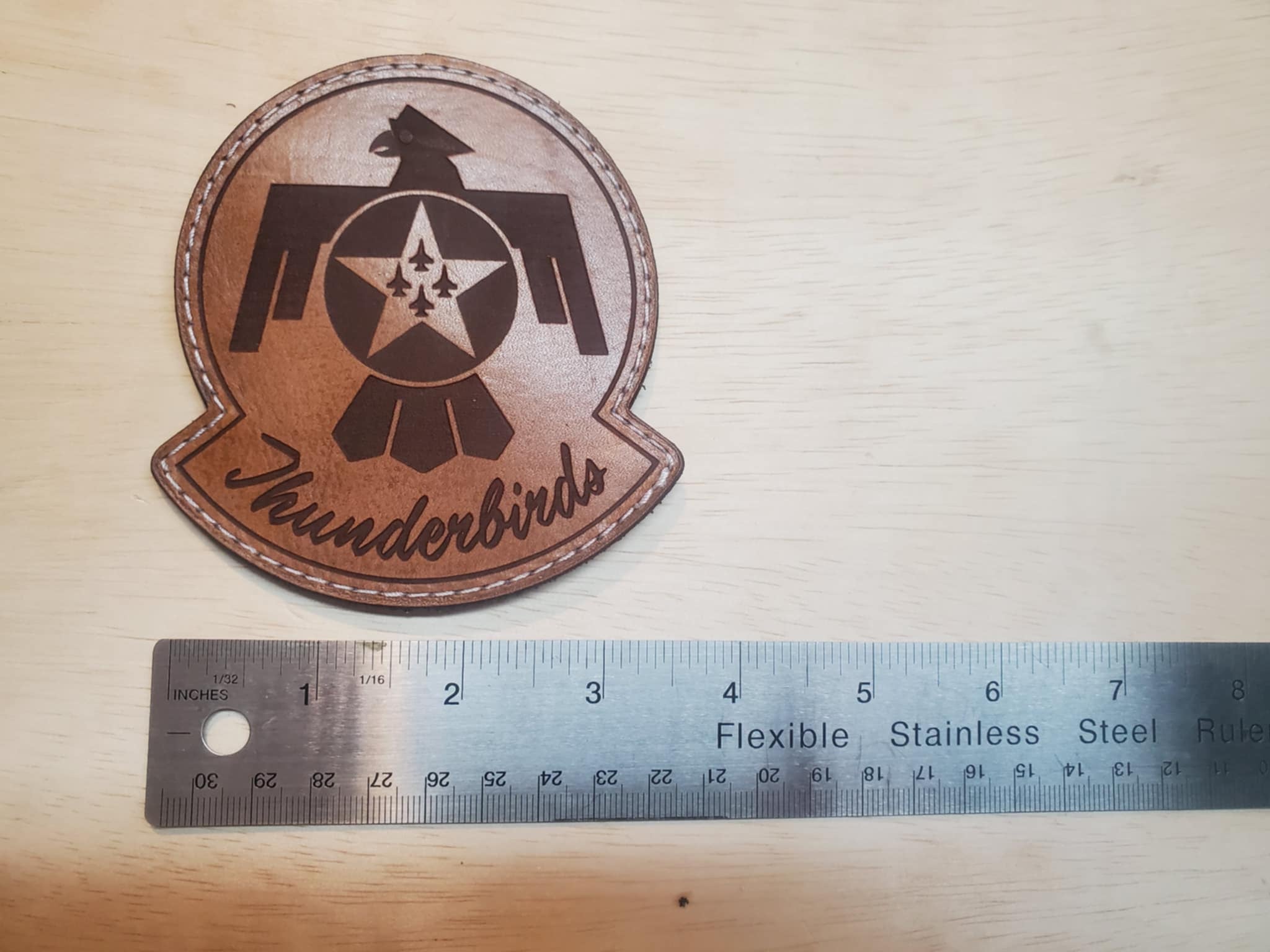 USAF Thunderbirds - Handmade Leather Morale Patch