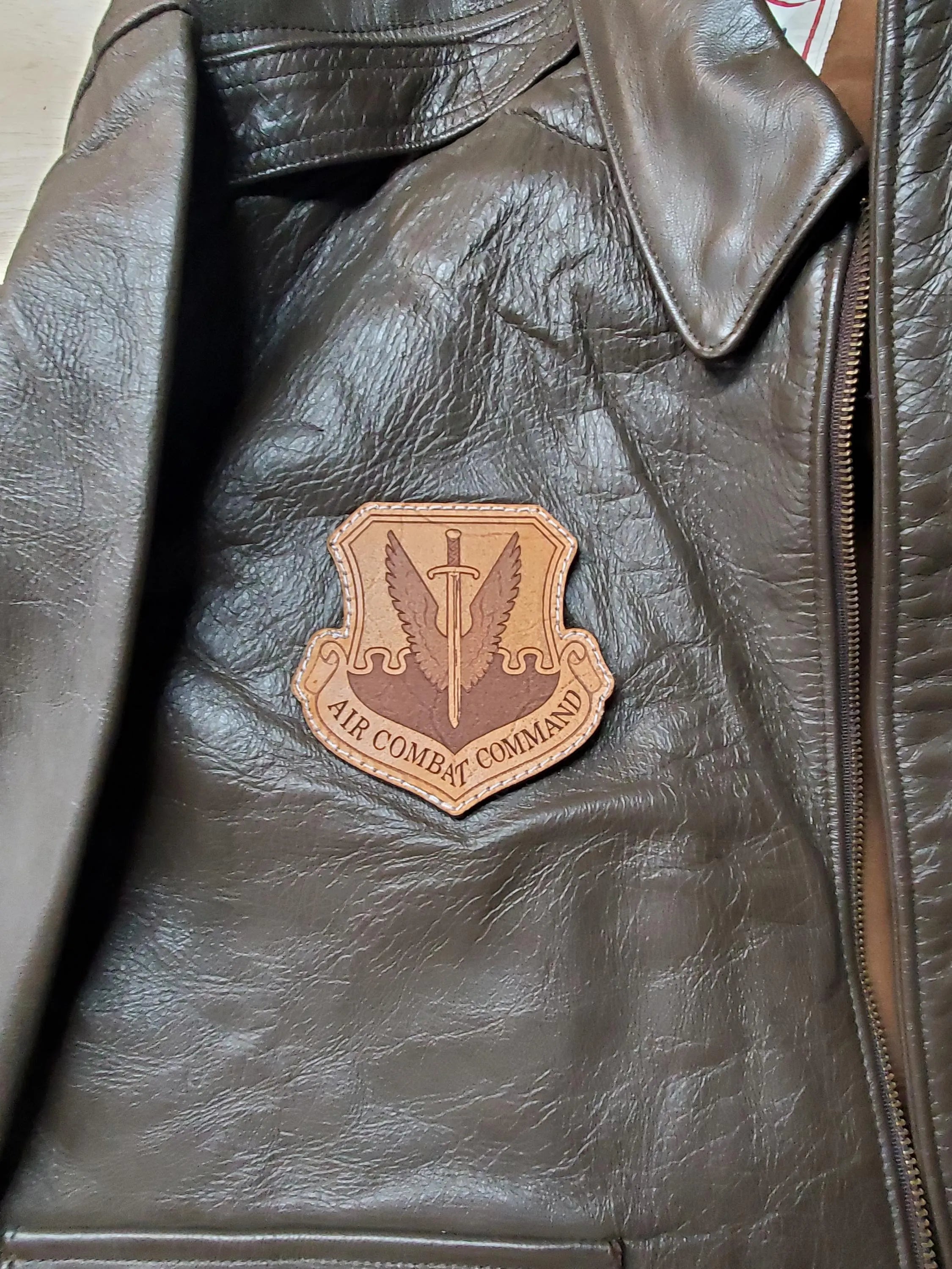 Air Combat Command - Handmade Leather Unit Patch