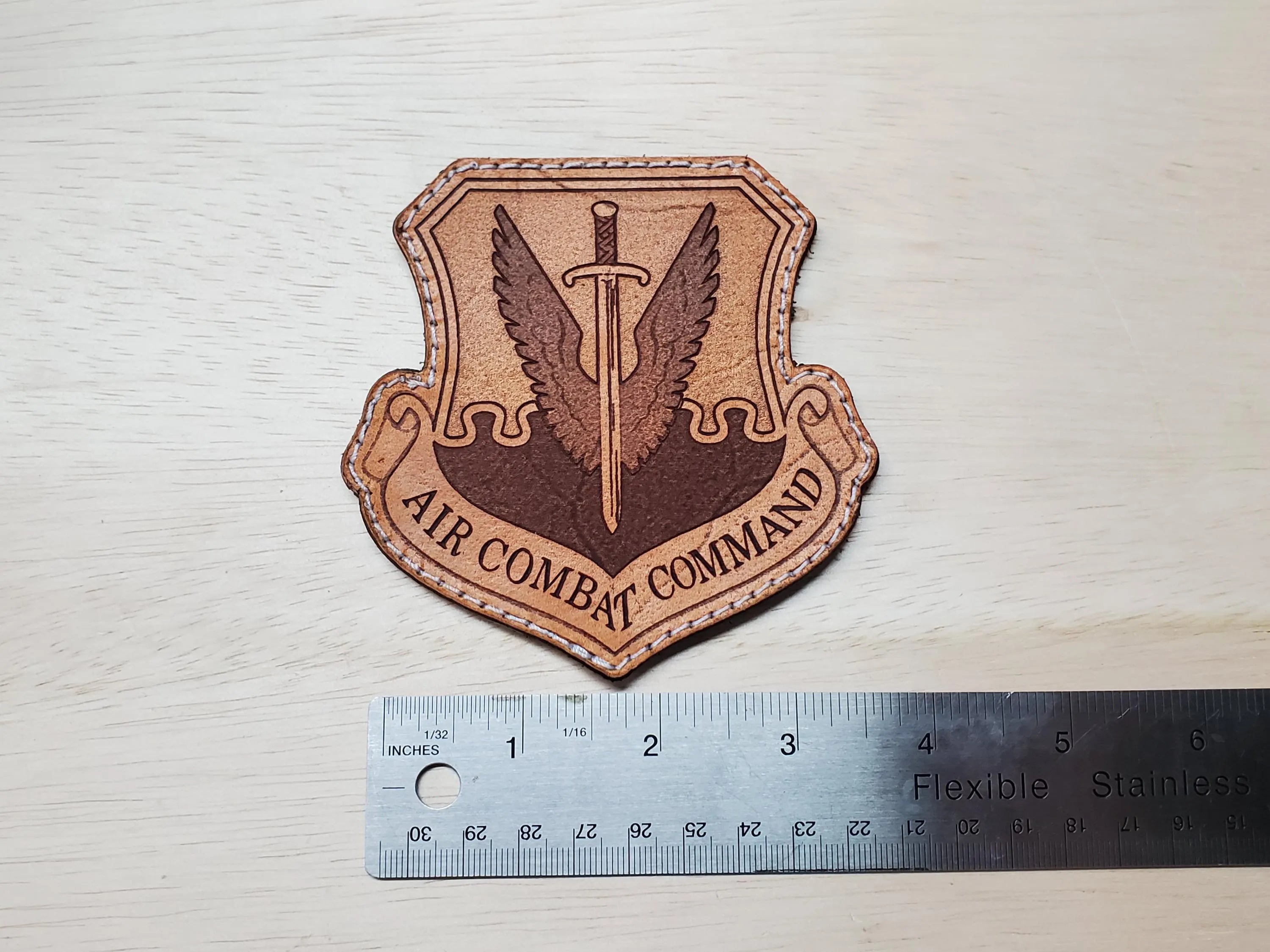 Air Combat Command - Handmade Leather Unit Patch