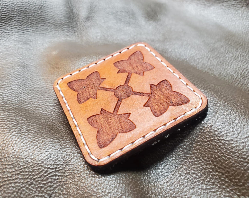 4th Infantry Division - Handmade Leather Morale Patch
